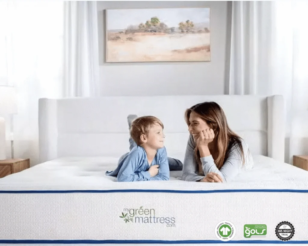 My Green Mattress Kiwi Organic Mattress, GOTS & GOLS Certified organic mattress for adult. My Green Mattress review and promo code